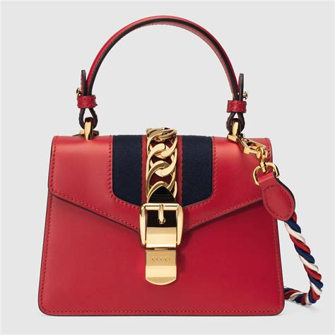 mini gucci red bag|authentic Gucci mini handbag.